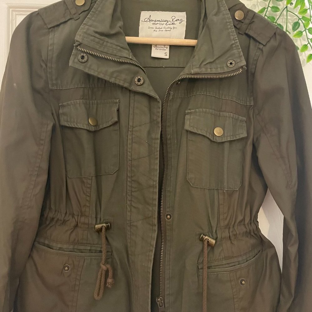 American Rag Olive Jacket - Picture 3 of 3